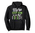Proud Soccer Step Mom Soccer Player Hoodie - Graphic Print Men Women