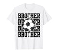 Soccer Brother Cracked Wall Family Matching T-Shirt - Graphic Print Unisex