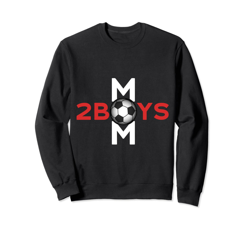 Mom 2 Soccer Mothers Day Sweatshirt - Custom Art Print for Adults
