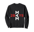 Mom 2 Soccer Mothers Day Sweatshirt - Custom Art Print for Adults