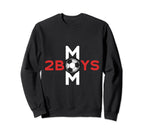 Mom 2 Soccer Mothers Day Sweatshirt - Custom Art Print for Adults