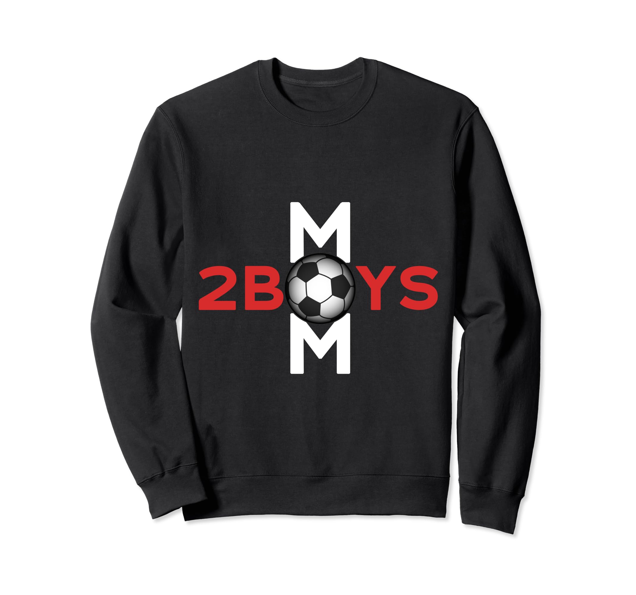 Mom 2 Soccer Mothers Day Sweatshirt - Custom Art Print for Adults