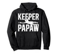 Soccer Keeper Papaw Soccer Goalie Papaw Hoodie - Minimalist Print Unisex