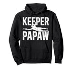 Soccer Keeper Papaw Soccer Goalie Papaw Hoodie - Minimalist Print Unisex