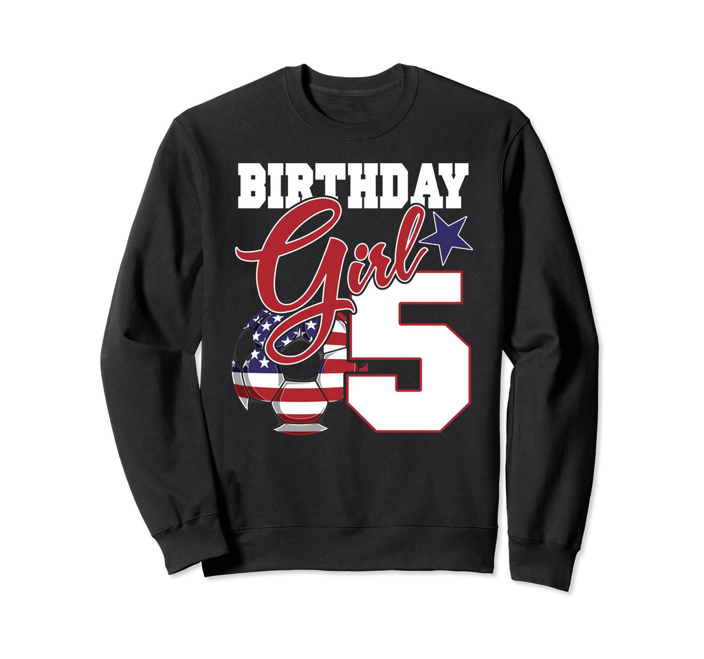 5Th Birthday Party Patriotic American Sweatshirt - Graphic Print Unisex