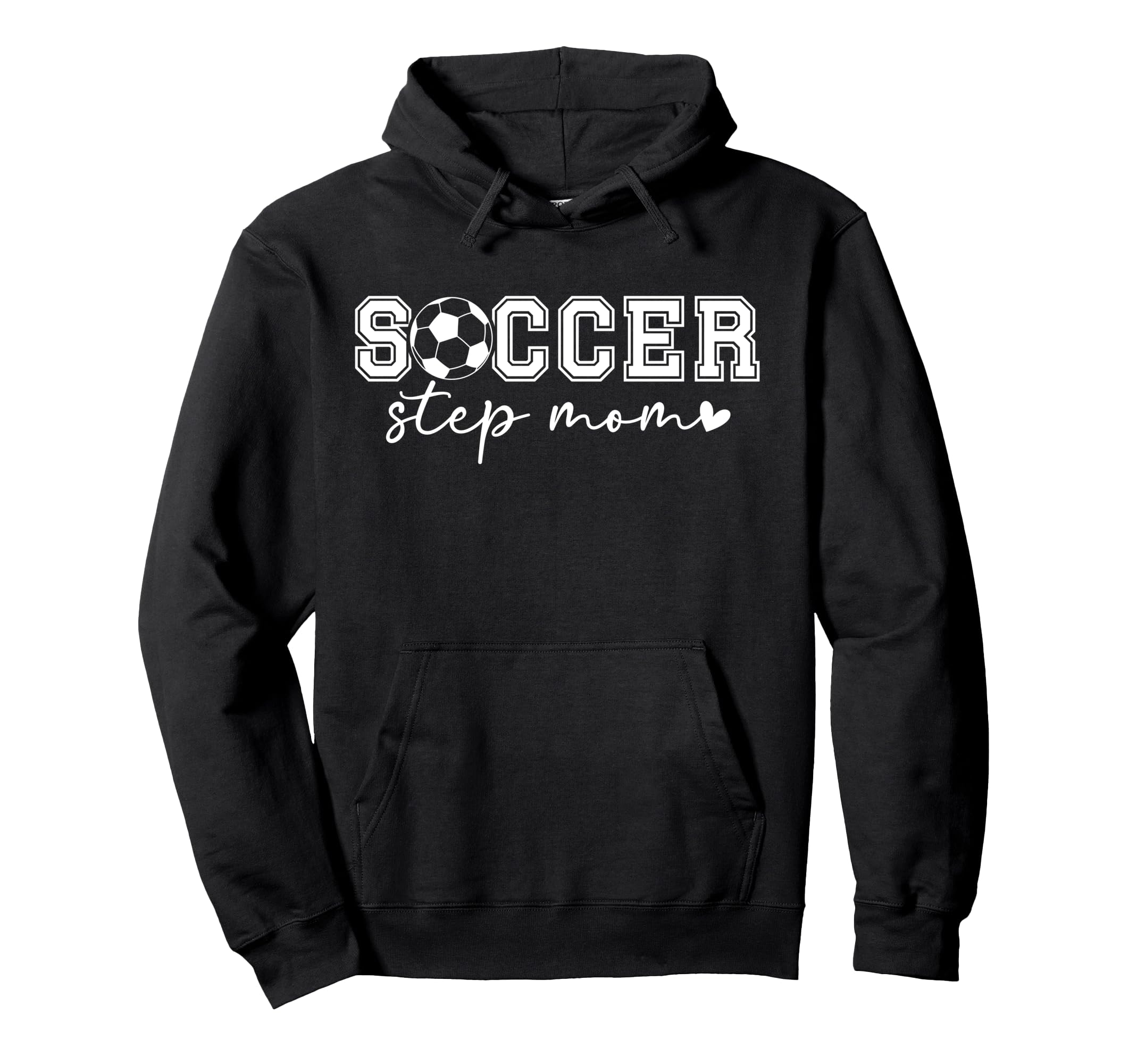 Soccer Step Mom Soccer Player Stepmother Hoodie - Unique Graphic Men Women