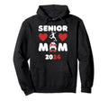 Senior Mom Class 2024 Soccer Mom Hoodie - Graphic Print for Adults