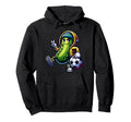 Urban Pickle Soccer Player Cartoon Vibes Hoodie - Minimalist Print Unisex