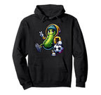 Urban Pickle Soccer Player Cartoon Vibes Hoodie - Minimalist Print Unisex