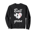 Ball Gran Funny Soccer And Baseball Sweatshirt - Graphic Print for Adults