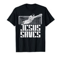 Jesus Saves Soccer Football Christian T-Shirt - Aesthetic Graphic Unisex