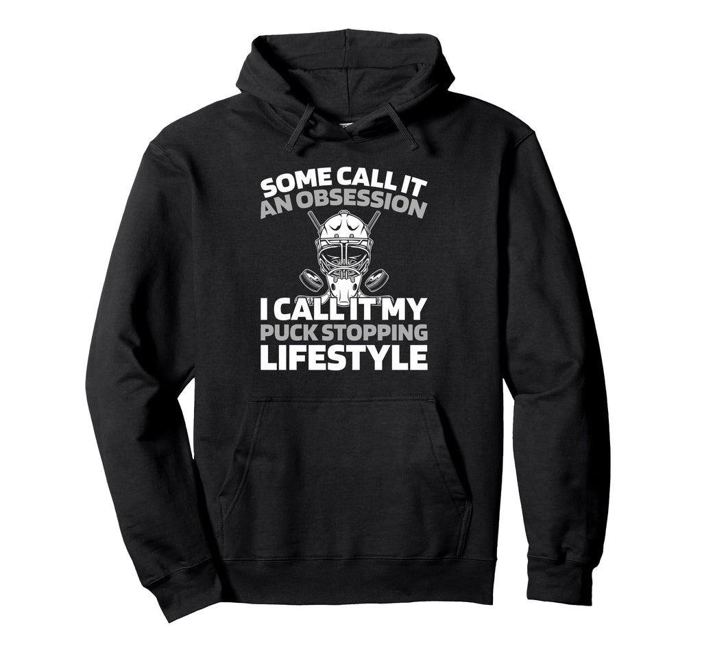 Hockey Goalkeeper Ice Hockey Goalie Hoodie - Custom Art Print for Adults