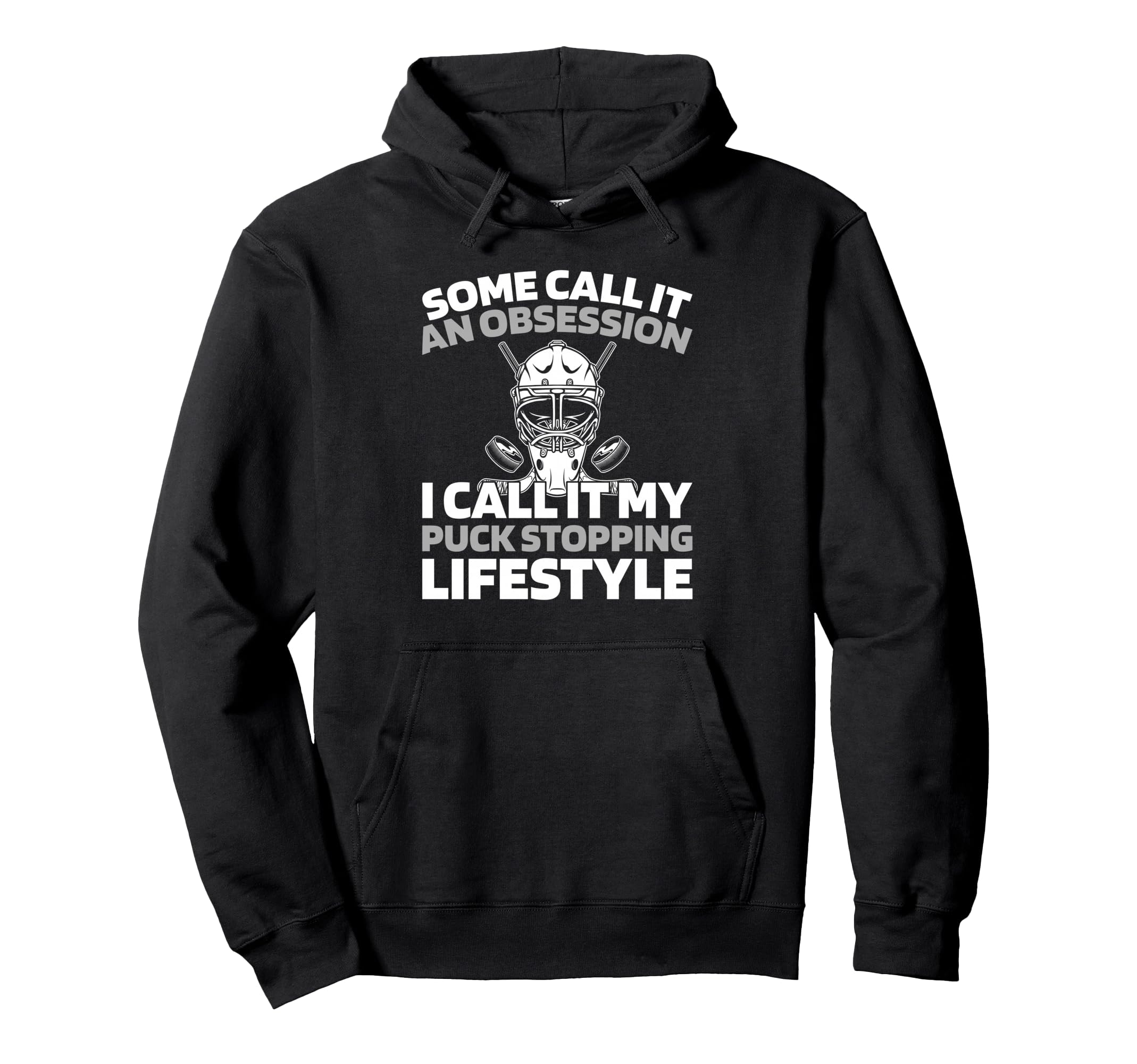 Hockey Goalkeeper Ice Hockey Goalie Hoodie - Custom Art Print for Adults