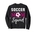 Soccer Mom Squad Soccer Ball Sport Lover Sweatshirt - Trendy Graphic Unisex