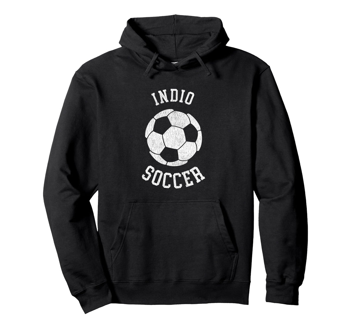 Indio Soccer Distressed 90S Hoodie - Streetwear Style Unisex