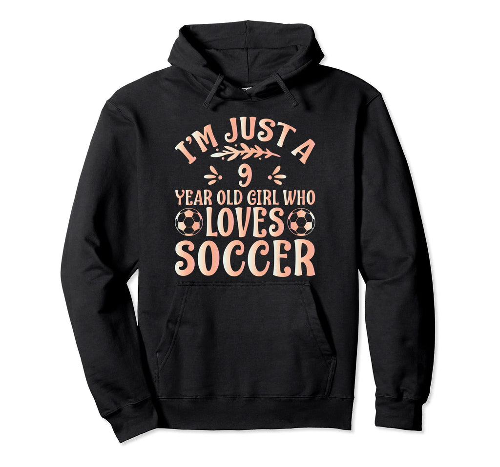 Soccer Lover Im Just 9 Year Old Who Loves Hoodie - Custom Art Print Unisex