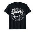 Living That Sports Aunt Life Games T-Shirt - Fun Novelty Design for Adults