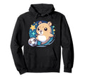 Soccer Player Hamster Kicking Soccer Ball Hoodie - Unique Graphic Men Women