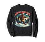 Soccer Midfielder Bigfoot Santas Sweatshirt - Streetwear Style Men Women