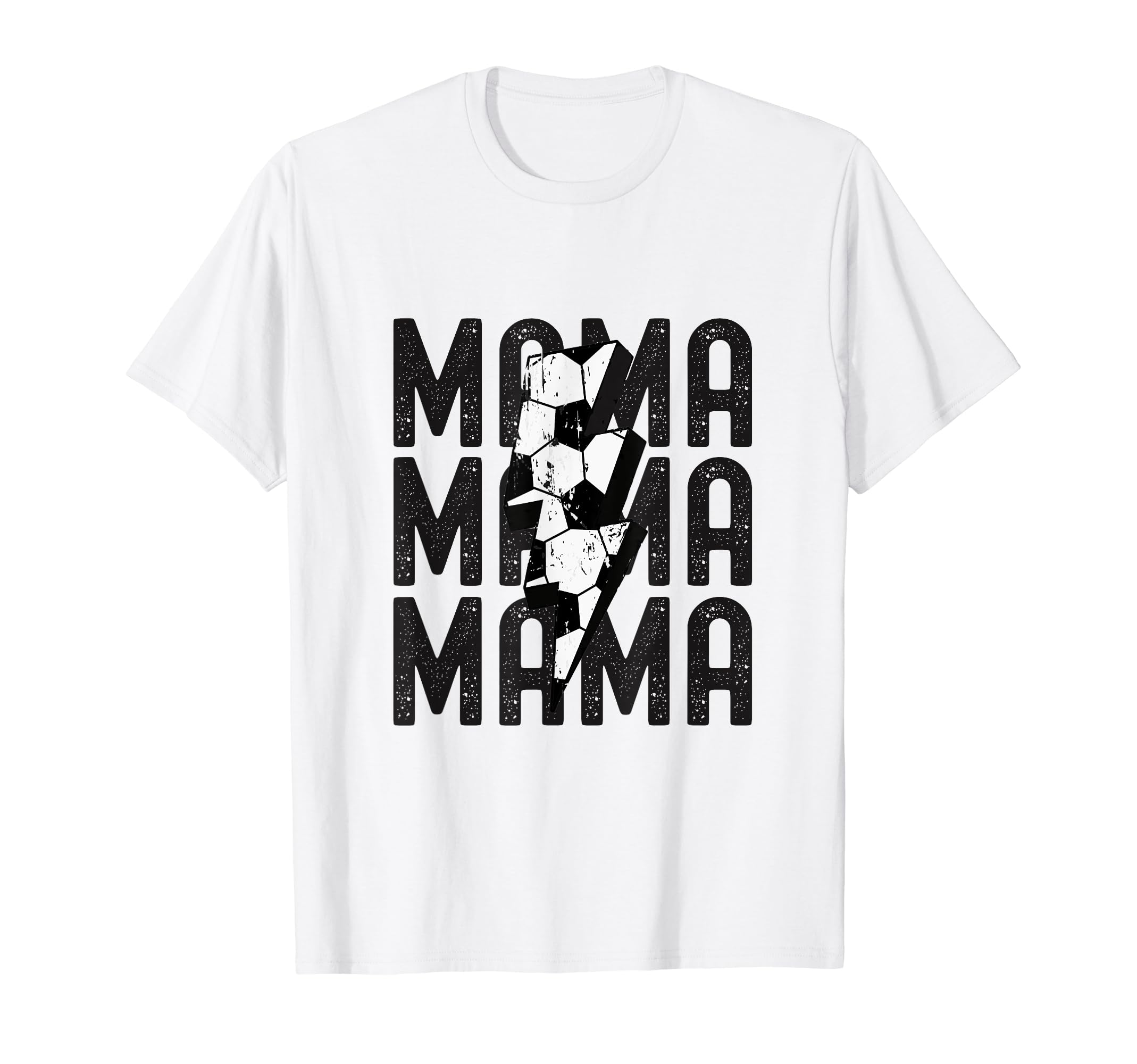 Soccer Mama Lightning Soccer Mothers Day T-Shirt - Custom Art Print Unisex