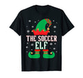 Soccer Elf Matching Family Group Party T-Shirt - Fun Novelty Design Unisex