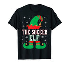 Soccer Elf Matching Family Group Party T-Shirt - Fun Novelty Design Unisex