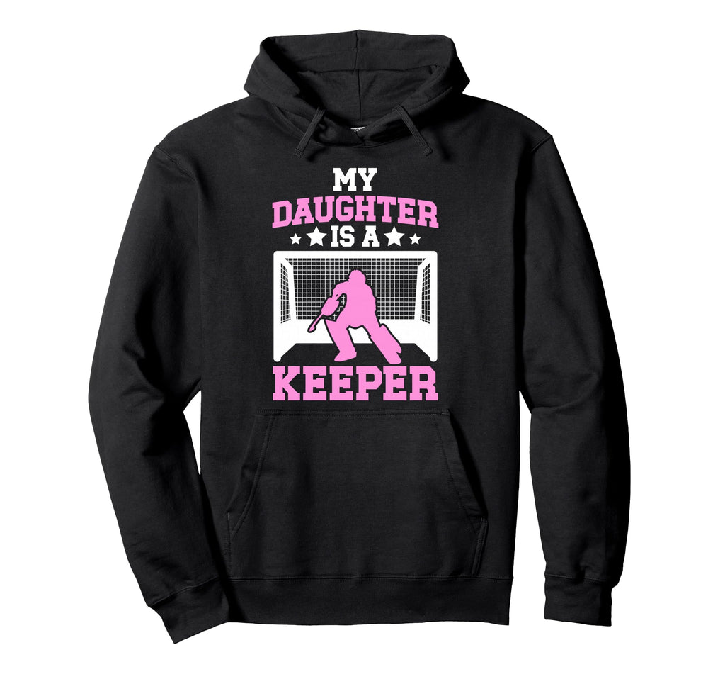 Field Hockey Keeper Mom Field Hoodie - Fun Novelty Design for Adults