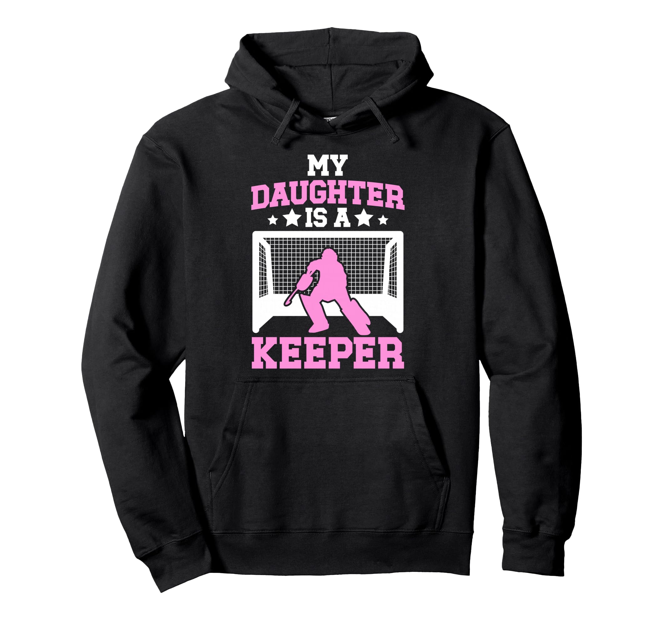 Field Hockey Keeper Mom Field Hoodie - Fun Novelty Design for Adults