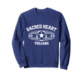 Sacred Heart Trojans Soccer Ball Sweatshirt - Novelty Apparel Men Women