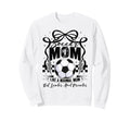 Soccer Mama Mom Soccer Lovers Fans Sweatshirt - Minimalist Print Unisex