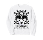 Soccer Mama Mom Soccer Lovers Fans Sweatshirt - Minimalist Print Unisex