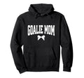 Hockey Goalie Mom Bow Hockey Hoodie - Fun Novelty Design Men Women