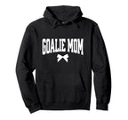 Hockey Goalie Mom Bow Hockey Hoodie - Fun Novelty Design Men Women
