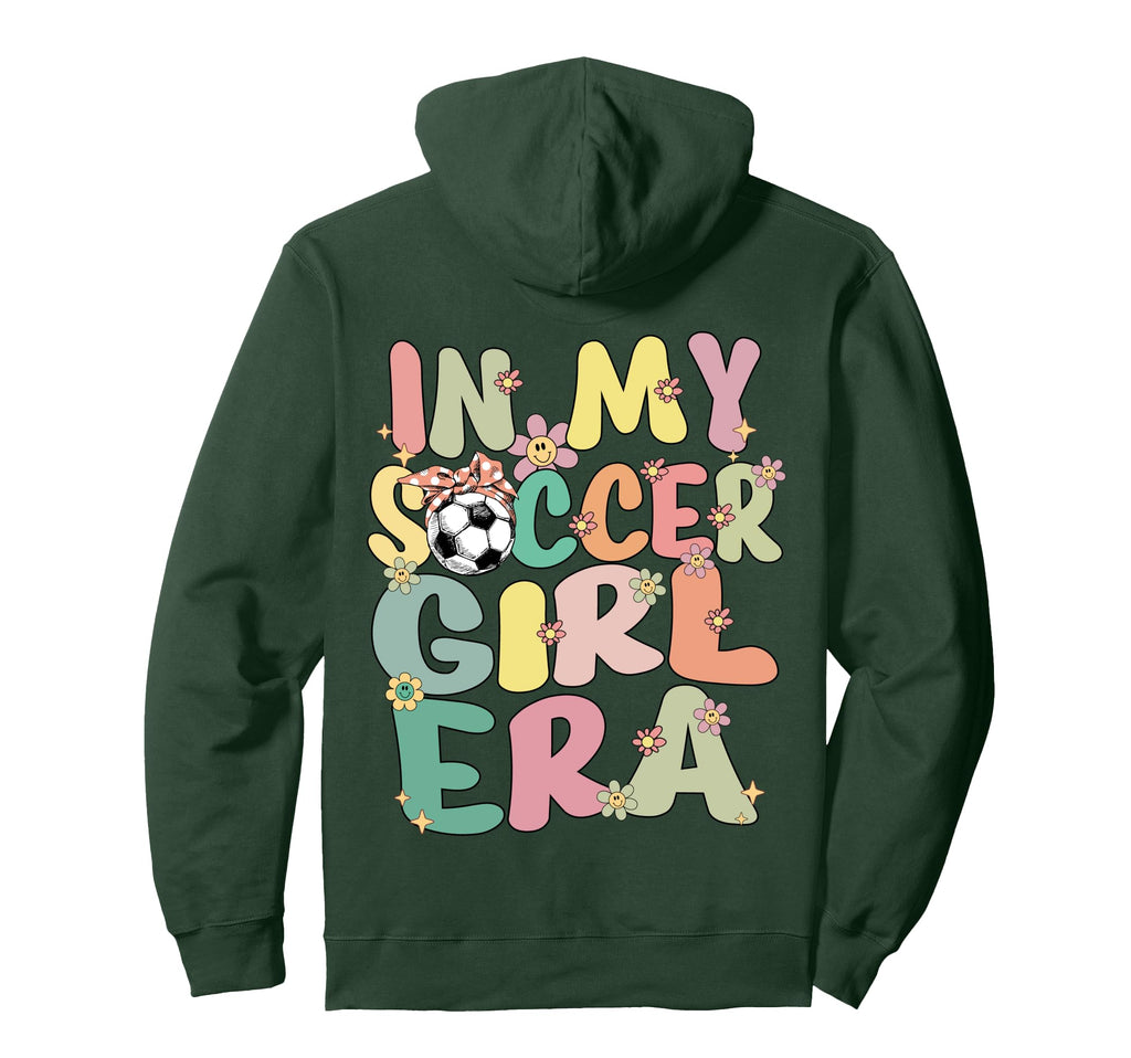 My Soccer Era Groovy Soccer Soccer Hoodie - Trendy Graphic Unisex