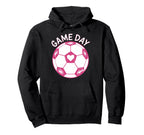 Womens Soccer Game Day Ladies Hoodie - Casual Everyday Wear Men Women