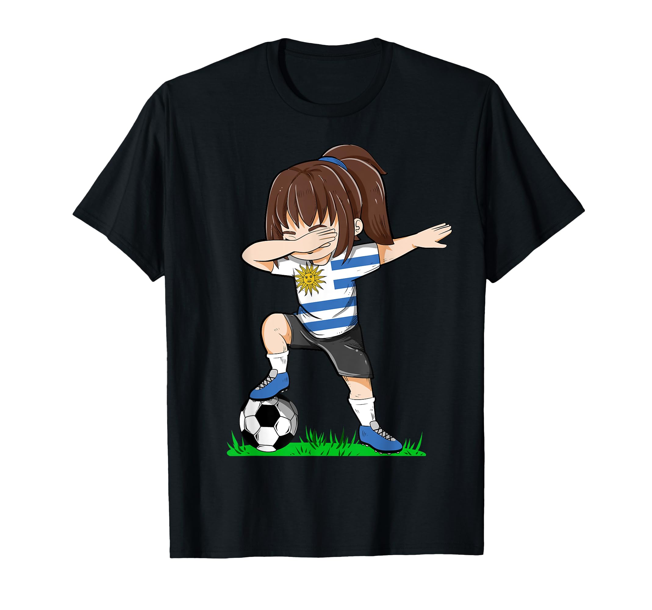 Soccer Uruguay Jersey Uruguay Flag T-Shirt - Minimalist Print Men Women