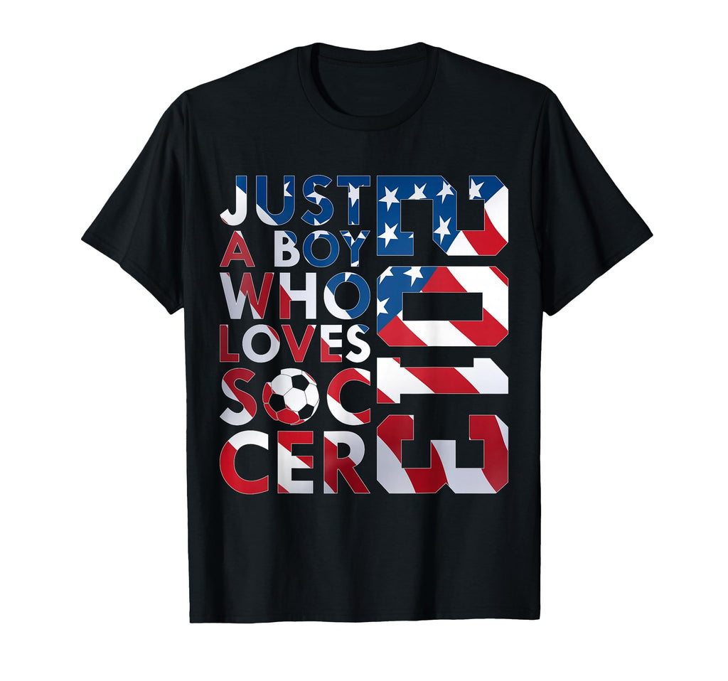2013 Just Who Loves Soccer 13Th T-Shirt - Fun Novelty Design Men Women