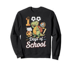 100 Day School Old Costume 100 Soccer Sweatshirt - Graphic Print Unisex