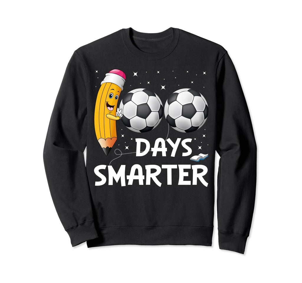 100 Days School Soccer 100Th Day Sweatshirt - Streetwear Style for Adults