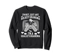 Im Hockey Goalie Grandma Hockey Sweatshirt - Trendy Graphic for Adults