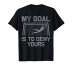 Soccer Goalie Art Gag Soccer Player T-Shirt - Aesthetic Graphic Men Women