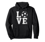 Love Soccer I Love Soccer Sport Player Hoodie - Graphic Print Men Women