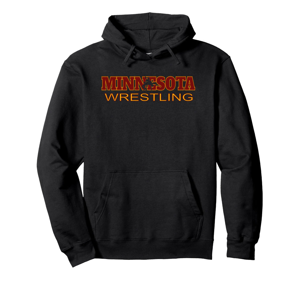 Minnesota Wrestling Freestyle Wrestler Hoodie - Graphic Print for Adults