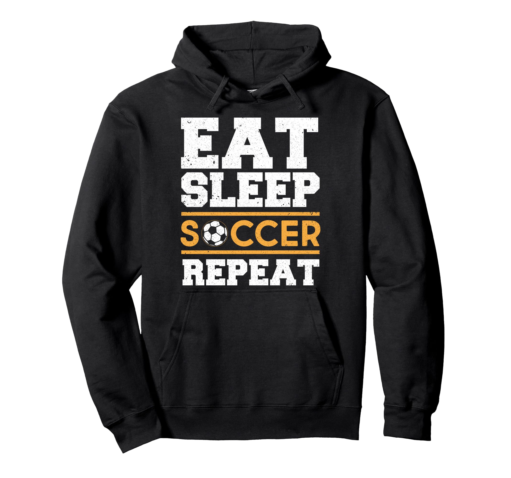 Eat Sleep Soccer Repeat Soccer Player Gift Hoodie - Trendy Graphic Unisex