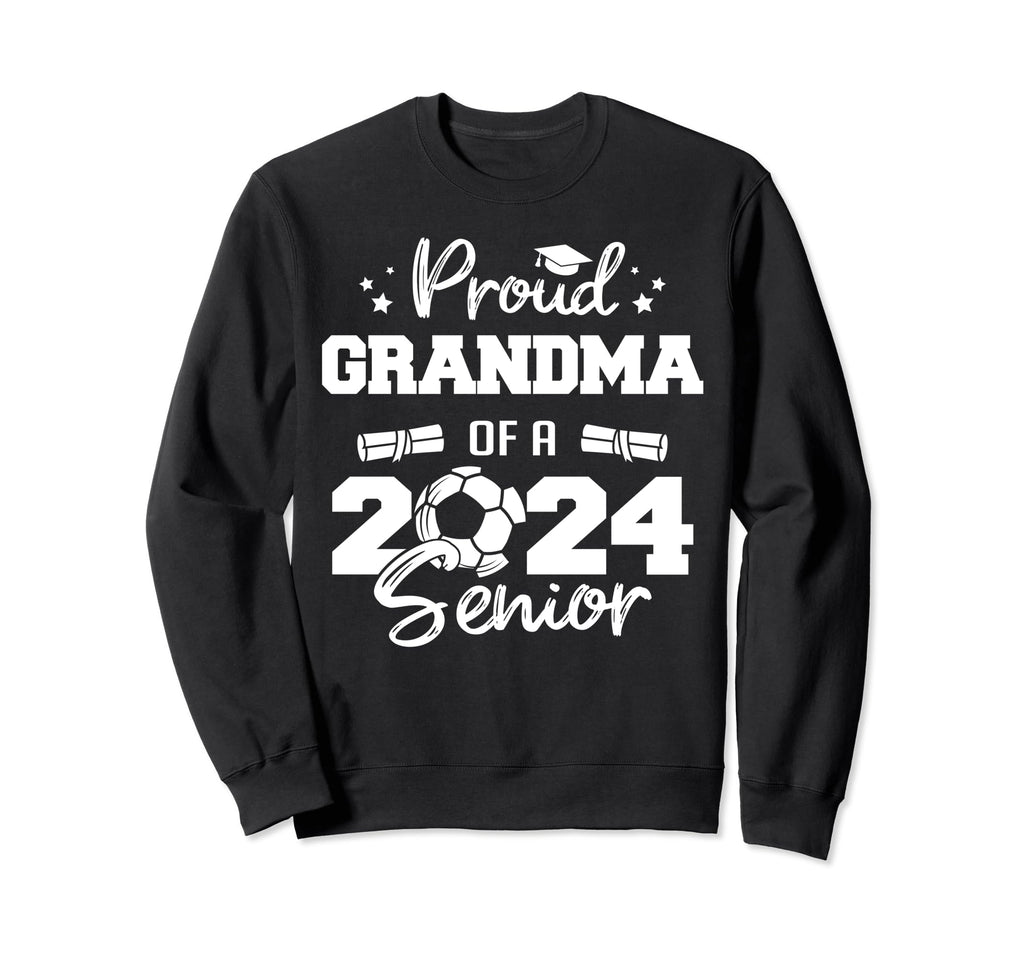Proud Grandma 2024 Senior Funny Sweatshirt - Streetwear Style for Adults
