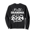 Proud Grandma 2024 Senior Funny Sweatshirt - Streetwear Style for Adults