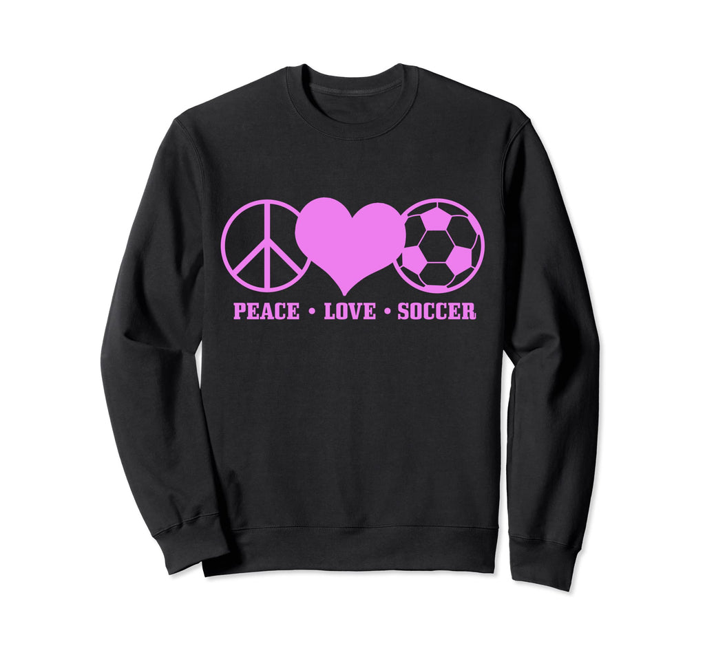 Soccer Player Coach Sports Peace Sweatshirt - Custom Art Print for Adults