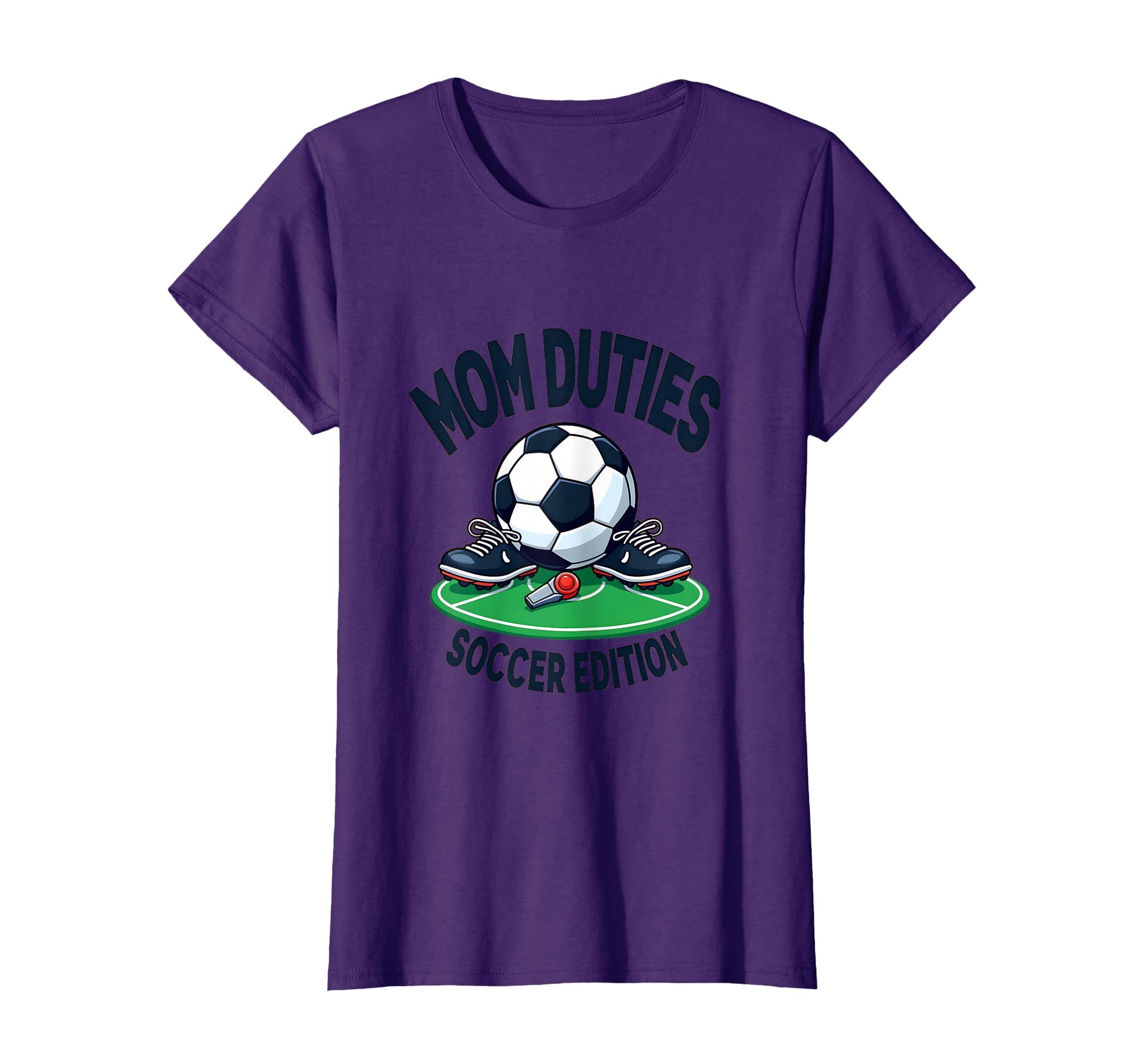 Mom Duties Soccer Game Day T-Shirt - Streetwear Style for Adults