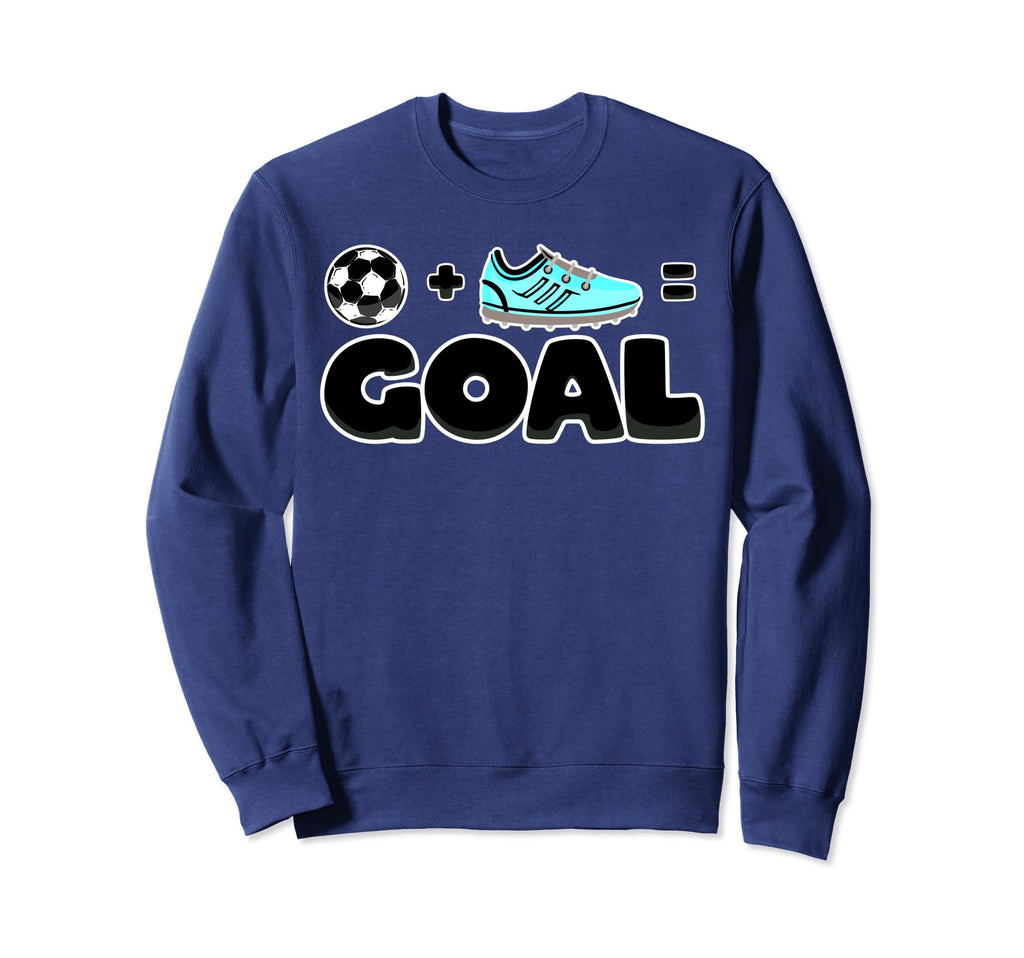 Funny Soccer Player Math Goal Lover Sweatshirt - Unique Graphic for Adults