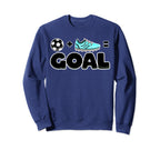 Funny Soccer Player Math Goal Lover Sweatshirt - Unique Graphic for Adults